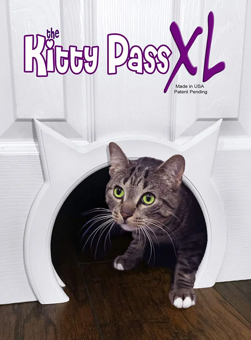 The Kitty Pass XL puerta para gatos grande - para caja de arena