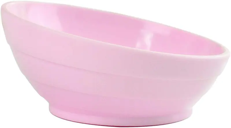 ThinkPet - Cuenco inclinado para comida de gato, cuenco para gatos con inclinación antiderrapante, sin derrames