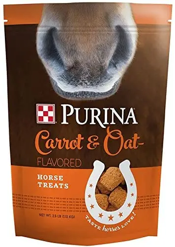 Tierra o 'lakes Purina Feed 3003258 – 745 caballo Treats, zanahoria crujiente & avena, 2.5-lbs., 6