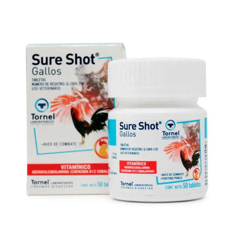 Tornel Sure Shot Vitaminico Gallos 50 Tab