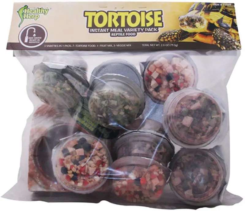 Tortuga de Herp instantánea comidas saludables alimentos Variety Pack