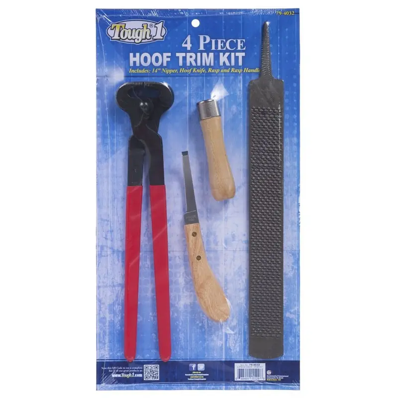 Tough-1 Century Craft Hoof Trim Kit – 4 piezas