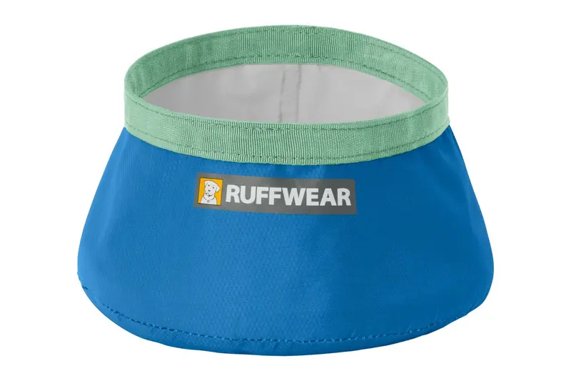 Trail Runner Bowl Plato Ultra Portátil y Colapsable en Azul (Blue Pool) - Ruffwear