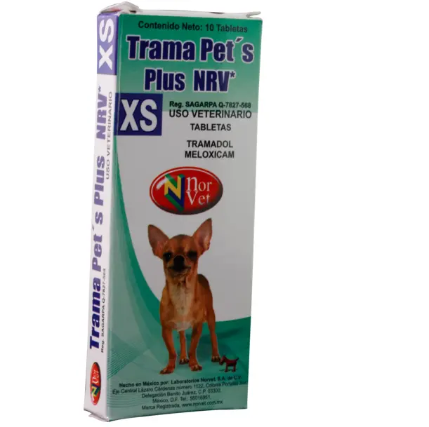 Trama Pets Plus XS 10 tabletas ( tramadol - meloxicam )