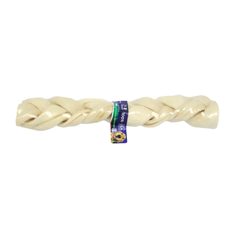 Trenza de Carnaza Sabor Natural 12"