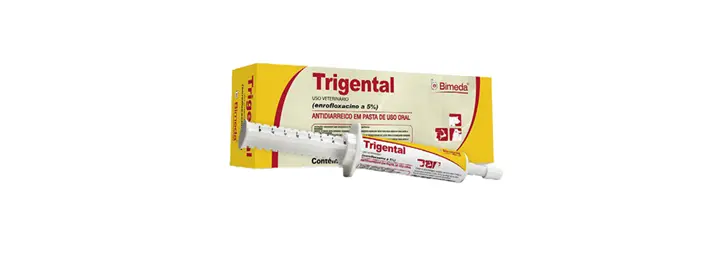 Trigental Jeringa 40 gr (Enrofloxacina) 4 Jeringas