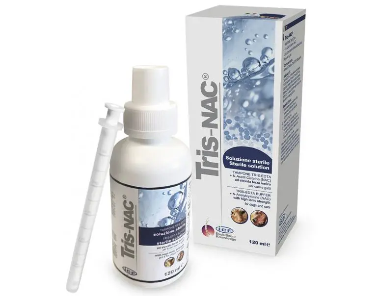Tris-Nac Solución Tópica Perros y Gatos | Higiene Auricular y Piel | 120 ml