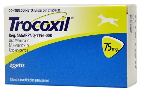 Trocoxil 75 mg tabletas masticables ( Mavacoxib ) Agotado