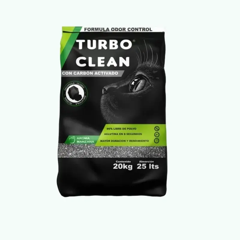 Turbo Clean Aglutinante Odor Control Manzana 20 kg