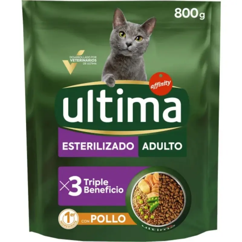 ULTIMA GS ESTERILIZADO POLLO 800G HJ
