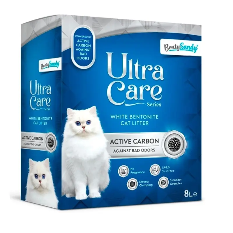 ULTRACARE Bentonita Blanca Carbón Activo 8 L