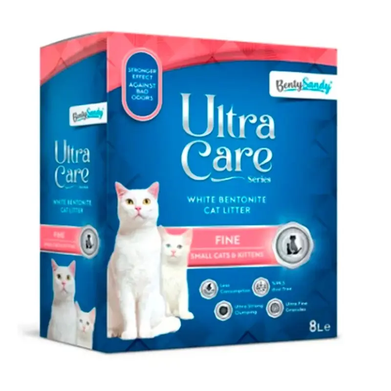 ULTRACARE Bentonita Blanca Grano Fino 8 L