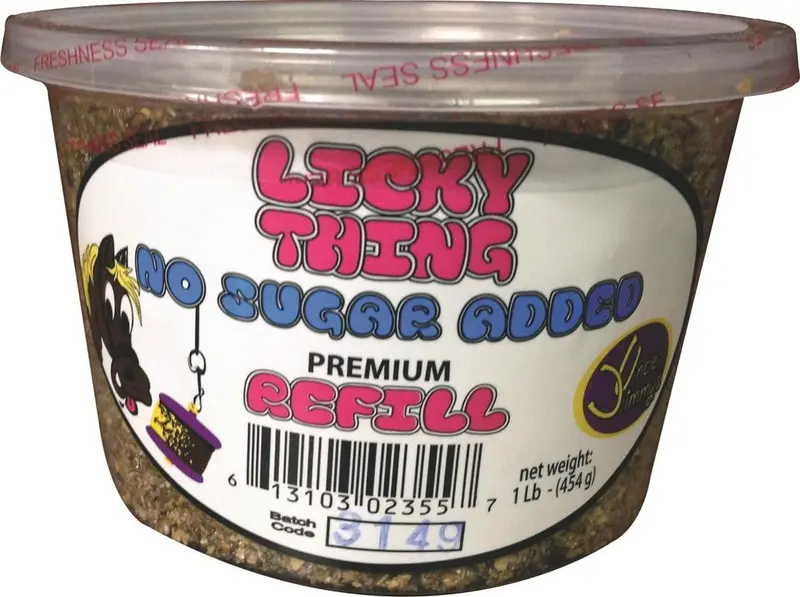 Uncle Jimmys marca ltnsa Sugar-Free LICKY Thing Treat para caballos, Net WT 1 Lb