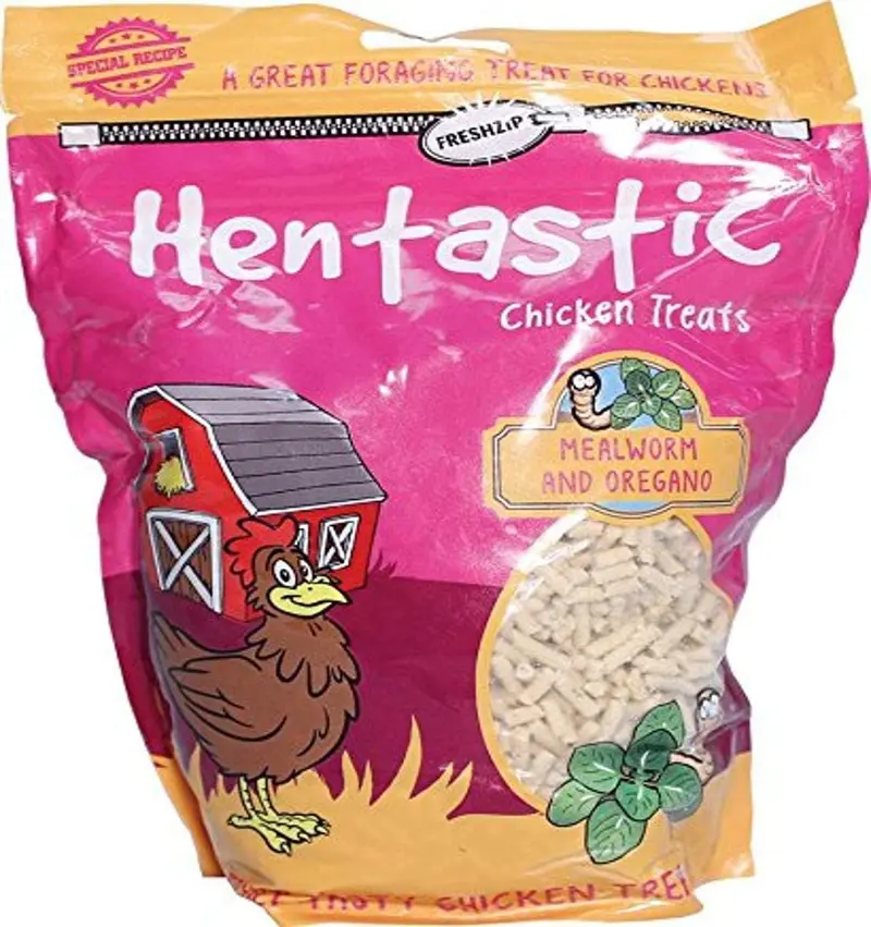 UNIPET EE. UU. 084113 Hentastic Mealworm & Orégano pollo Treats, 16 oz, 1piece