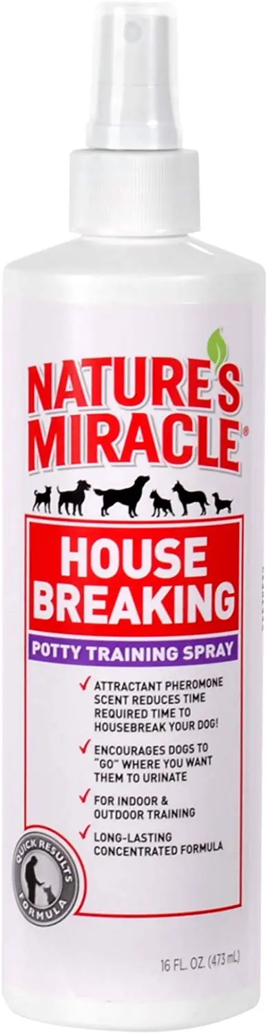 United Pet Group Nature's Miracle House-Breaking Potty Spray de entrenamiento