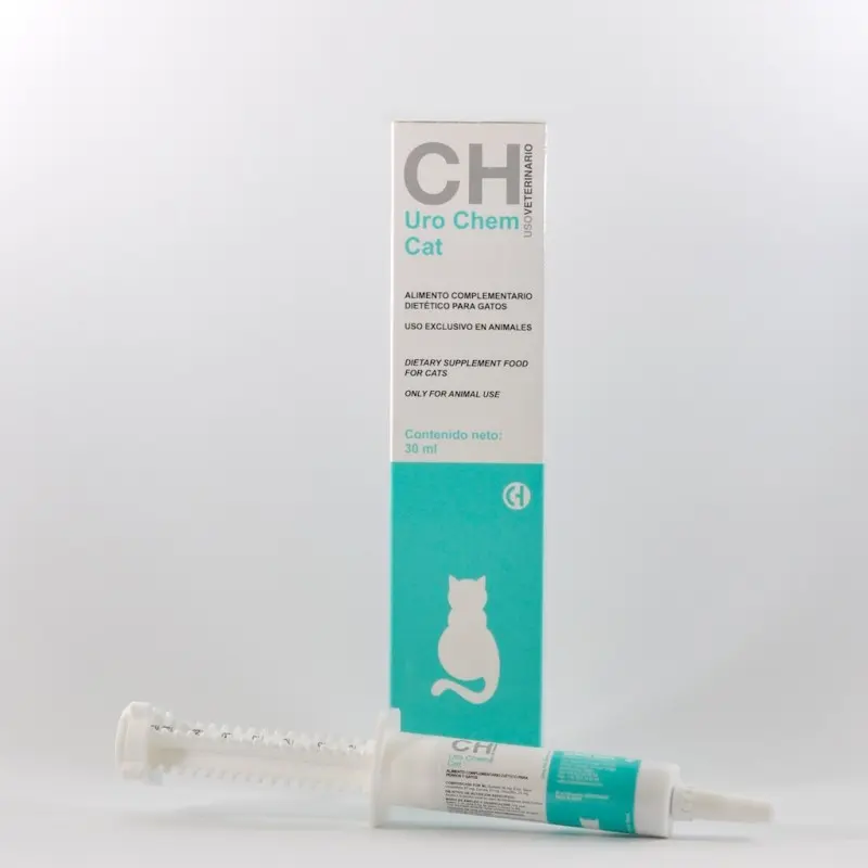 Uro Chem Cat 30 ml – Suplemento Urinario en Pasta para Gatos | Chemical Ibérica