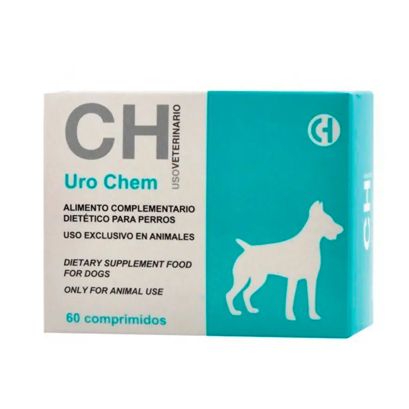 Uro Chem | Suplemento Renal y Urinario para Perros 60 Comprimidos