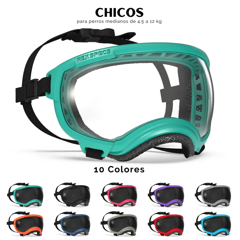 V2 Goggles Rex Specs - Lentes Para Perros Chicos de 4.5 a 12 kg