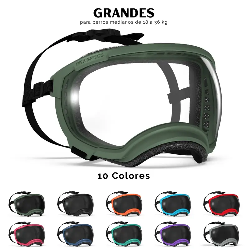 V2 Goggles Rex Specs - Lentes Para Perros Grandes de 18 a 38 kg
