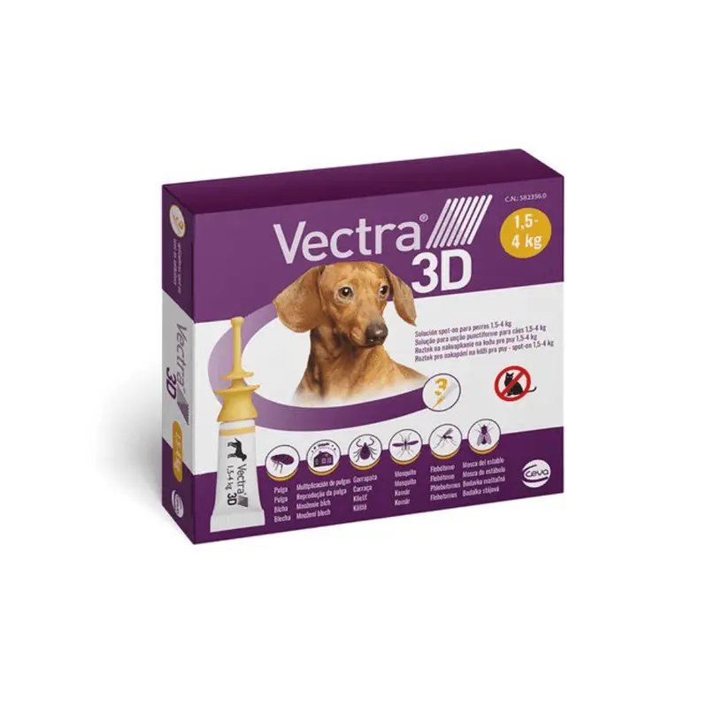 VECTRA 3D Pipetas Antiparasitarias para perros
