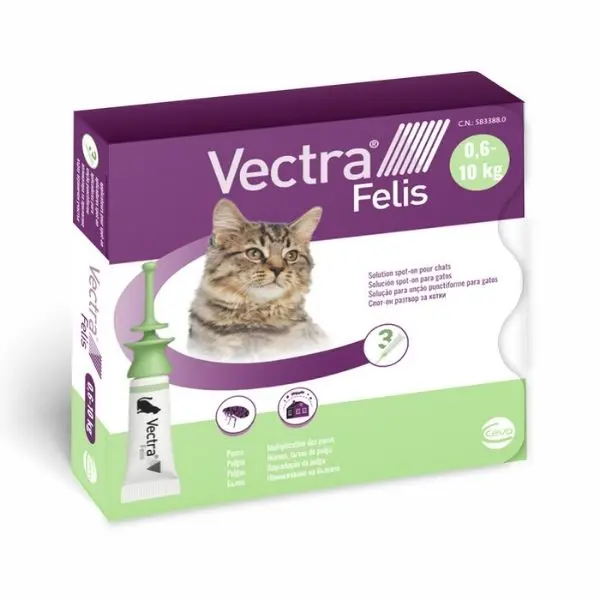 Vectra Felis - Pipetas Antipulgas Gatos