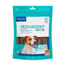 VeggieDent FR3SH S | Snack Dental para Perros Pequeños (5-10 kg) | Virbac