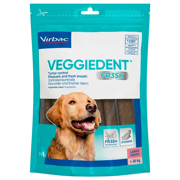Veggiedent Fresh L ( Premio para cuidado dental ) > 30 kg