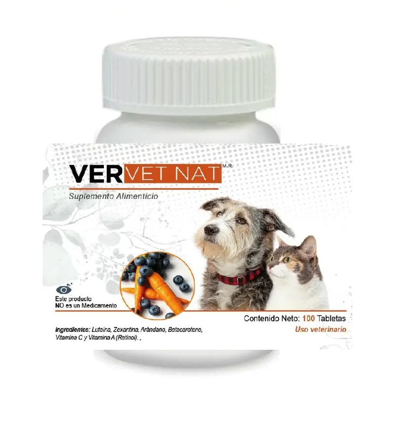 Ver VetNat 100 Tabletas ( Salud Ocular ) ANTES Vision VetNat