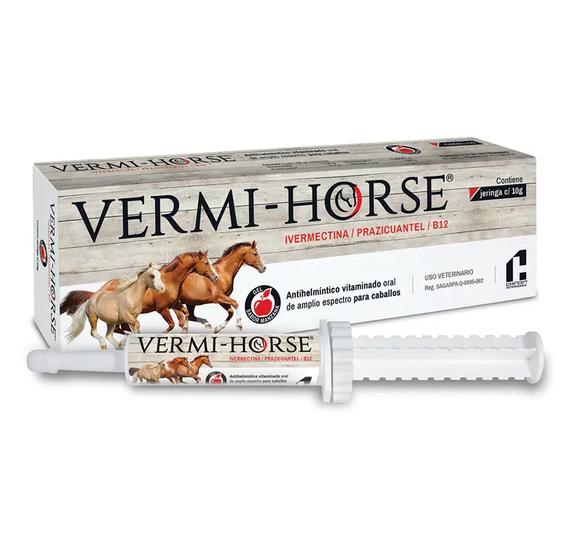 Vermi-Horse Jeringa para 600 kg