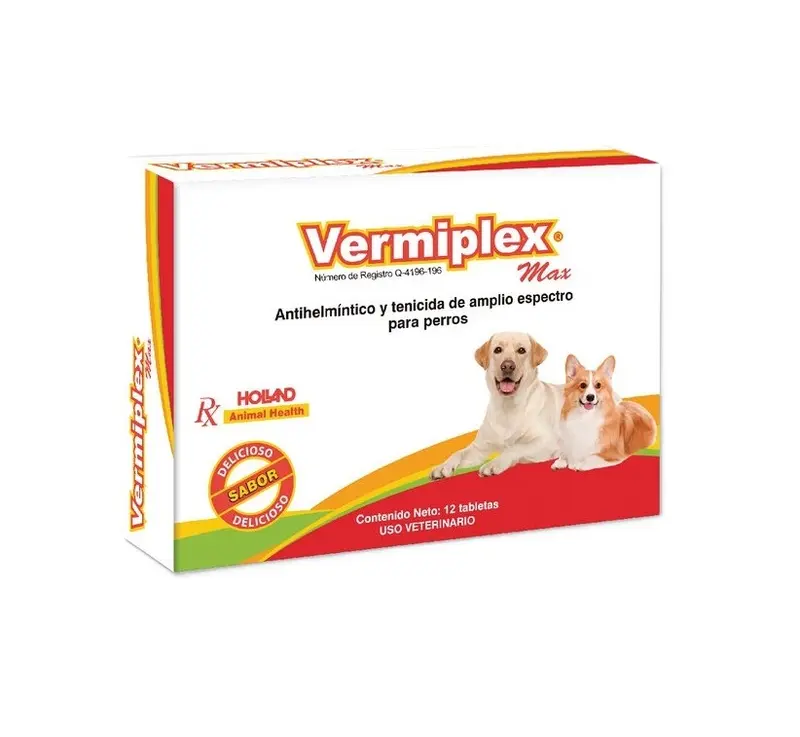 Vermiplex Max 12 Tabletas (Toltrazuril Febendal Prazicuantel) Desparasitante