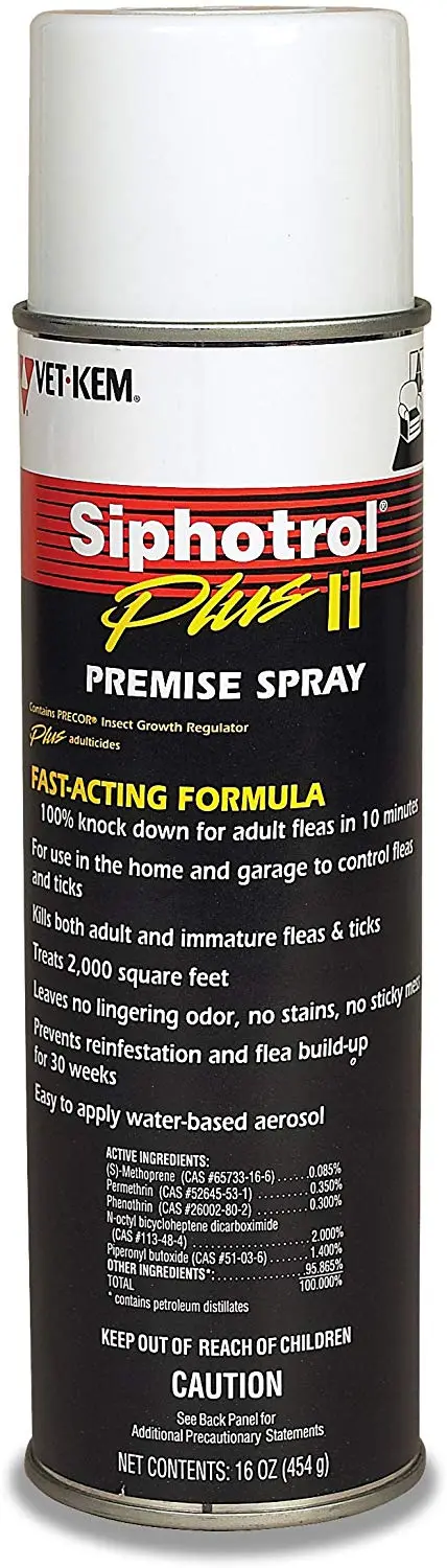 Vet-Kem Siphotrol Plus II Premise Pest Control Spray, 16-Ounce