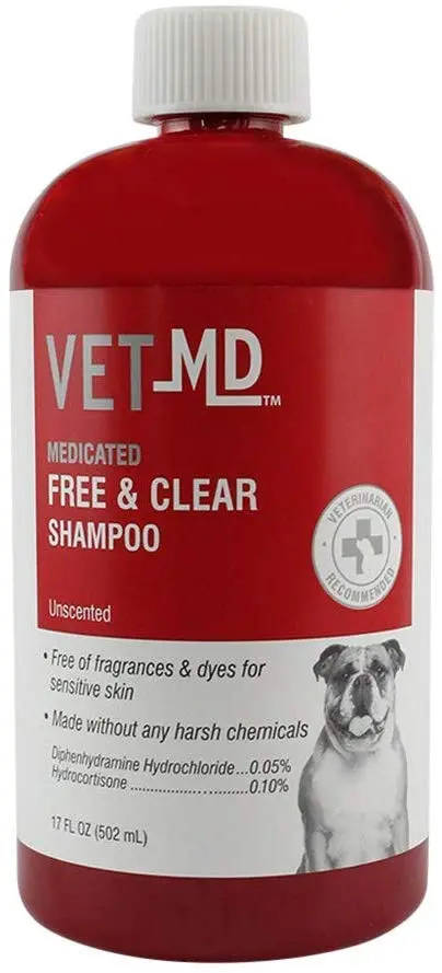 VetMD - Champús medicados y aerosoles para todos los perros | mejor champú medicamento para perros con piel sensible