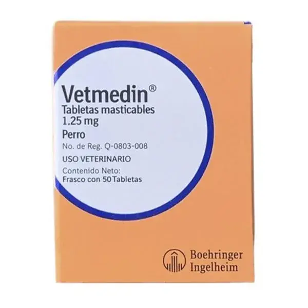 Vetmedin 1,25 Mg Frasco X 50 Tab