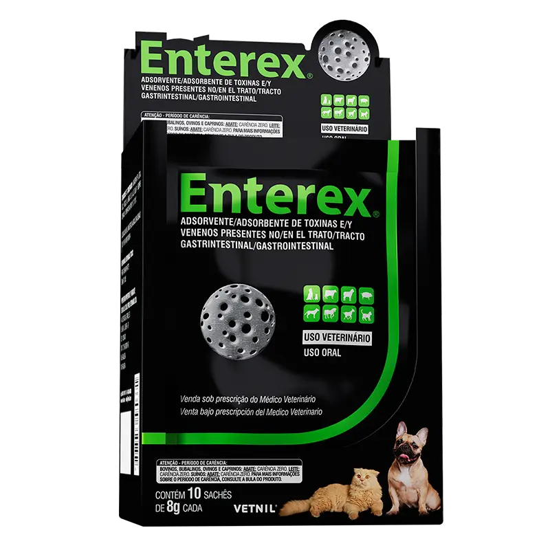 Vetnil Enterex 10 Sobres De 8 G