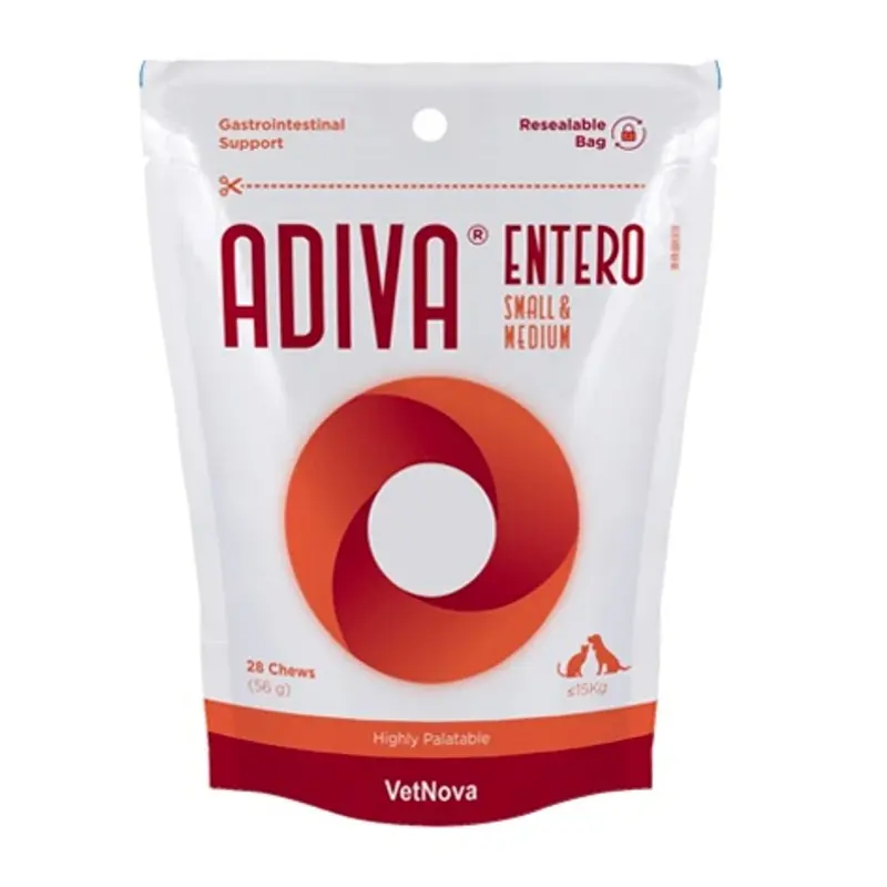 Vetnova Adiva Suplemento Entero Small-Medium 28cp