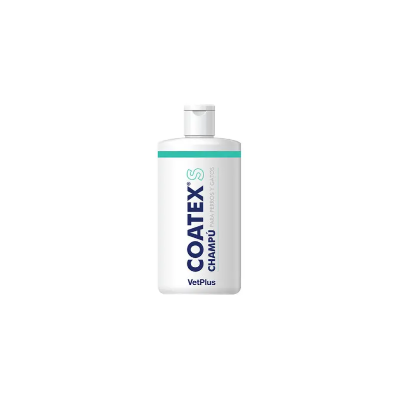 Vetplus Coatex S Champú Dermatológico para Perros y Gatos 250 ml