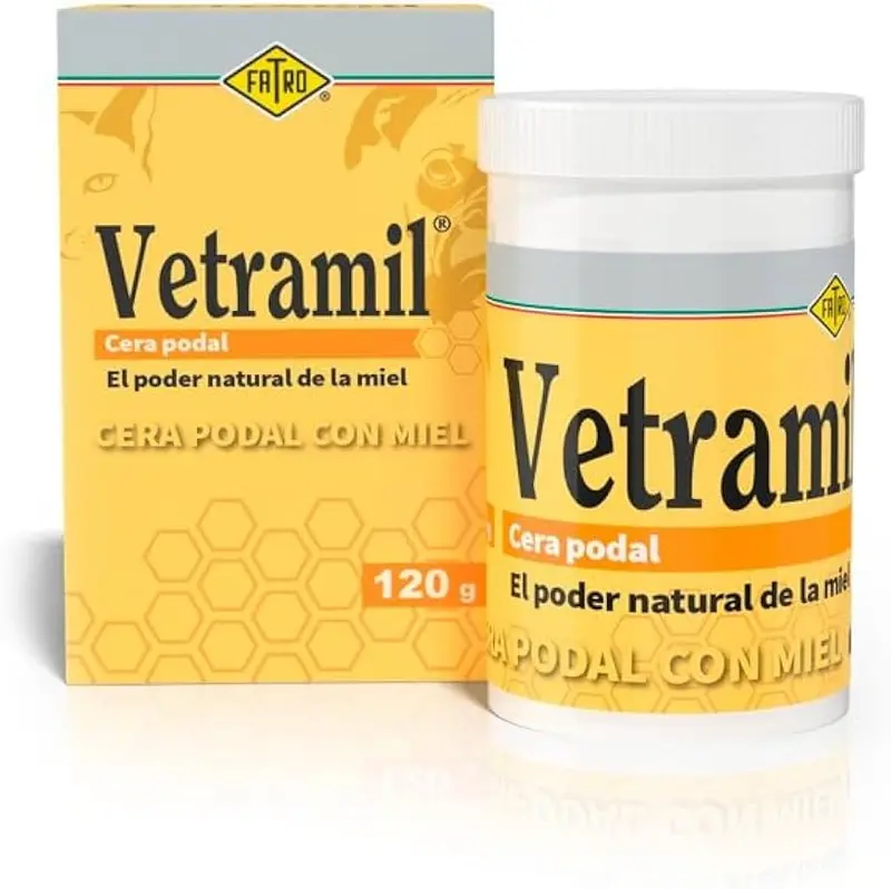 Vetramil Cera Podal con Miel 120 g – Protección Almohadillas Perros