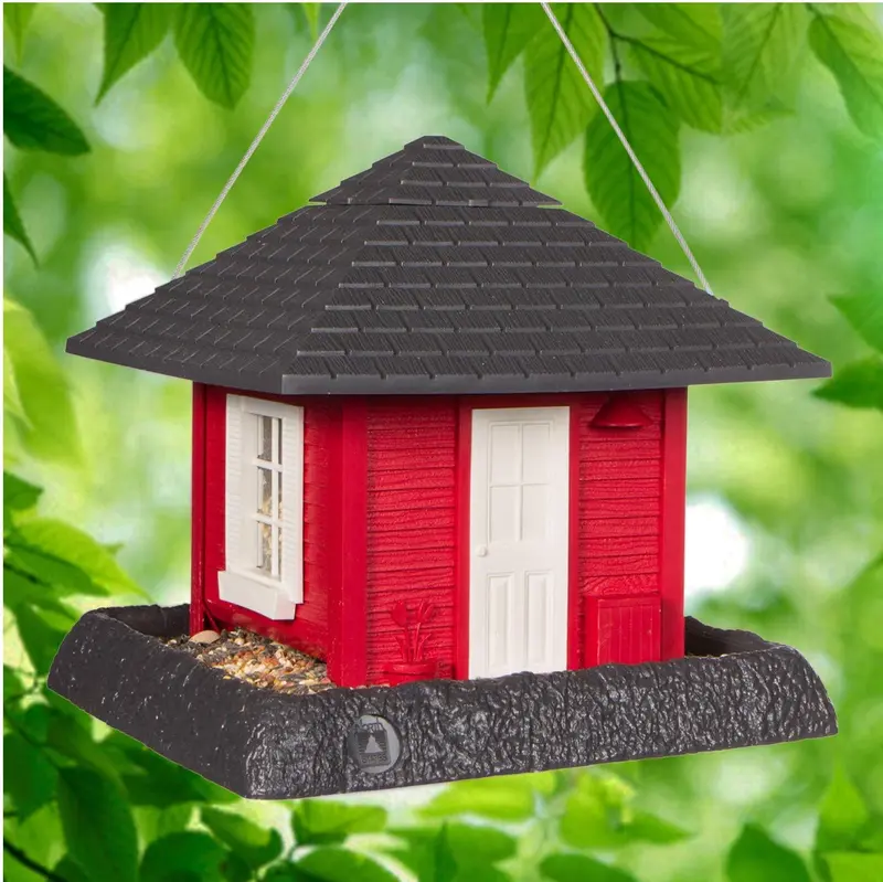 Village Collection Ciudad de girasol, blanco, rojo, gris ((Red/Gray/White)
