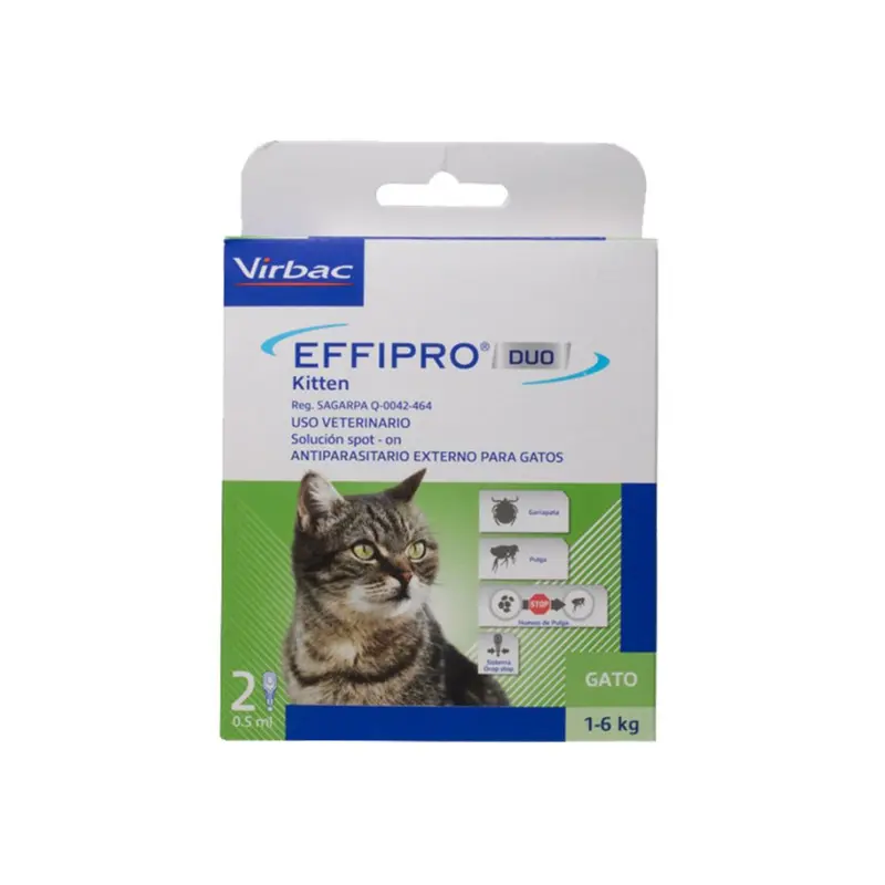Virbac Effipro Duo Gatos 1-6 Kg