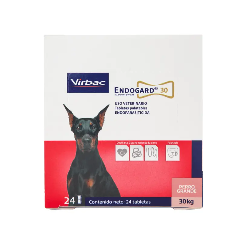 Virbac Endogard Perros 30 Kg 2 Tab