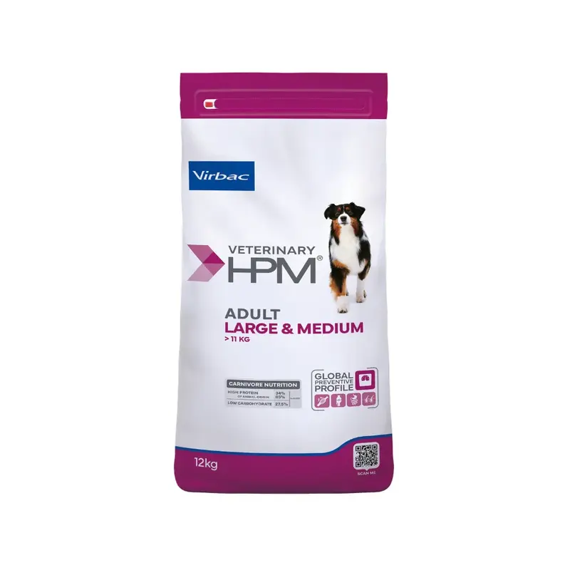 VIRBAC HPM Adult Dog Large & Medium 12 kg