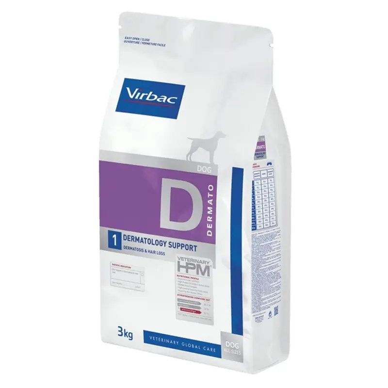 Virbac Hpm perro D1 Dermatology