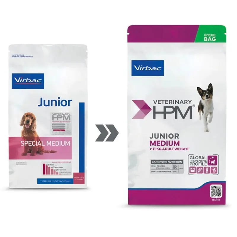Virbac Hpm perro junior special medium