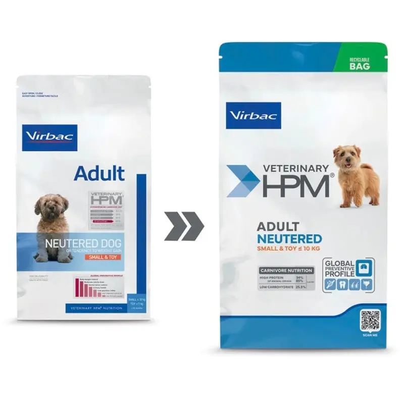 Virbac Hpm perro neutered small & toy
