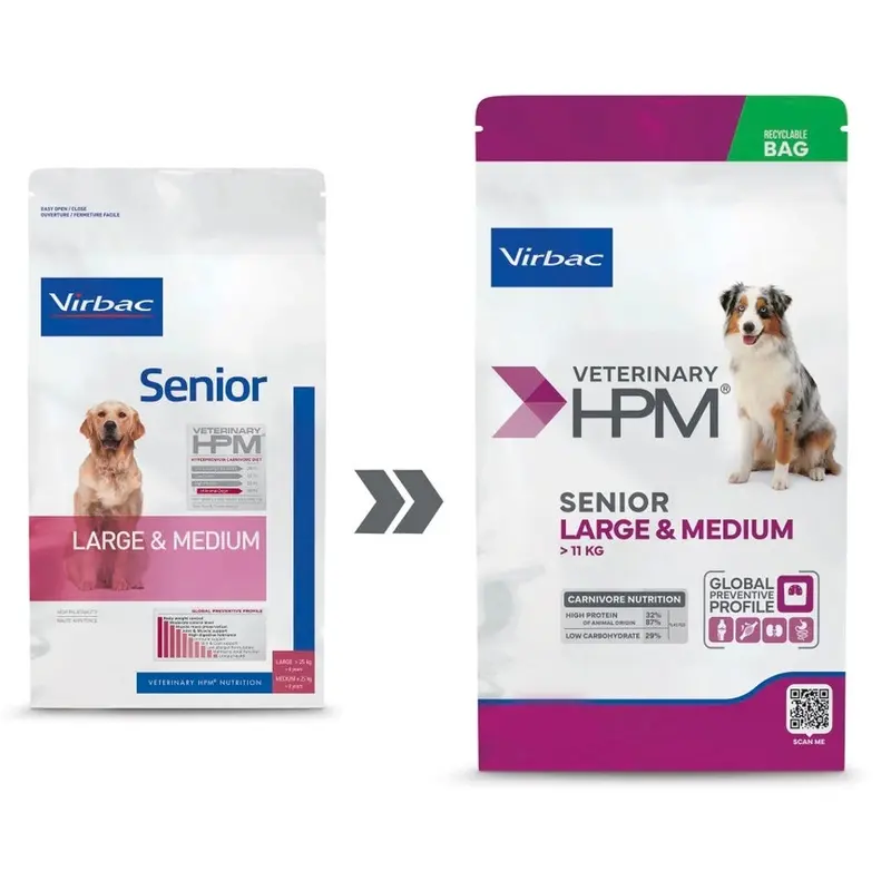 Virbac Hpm perro senior large & medium