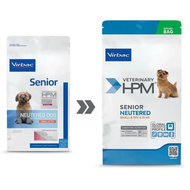 Virbac Hpm perro senior neutered small & toy
