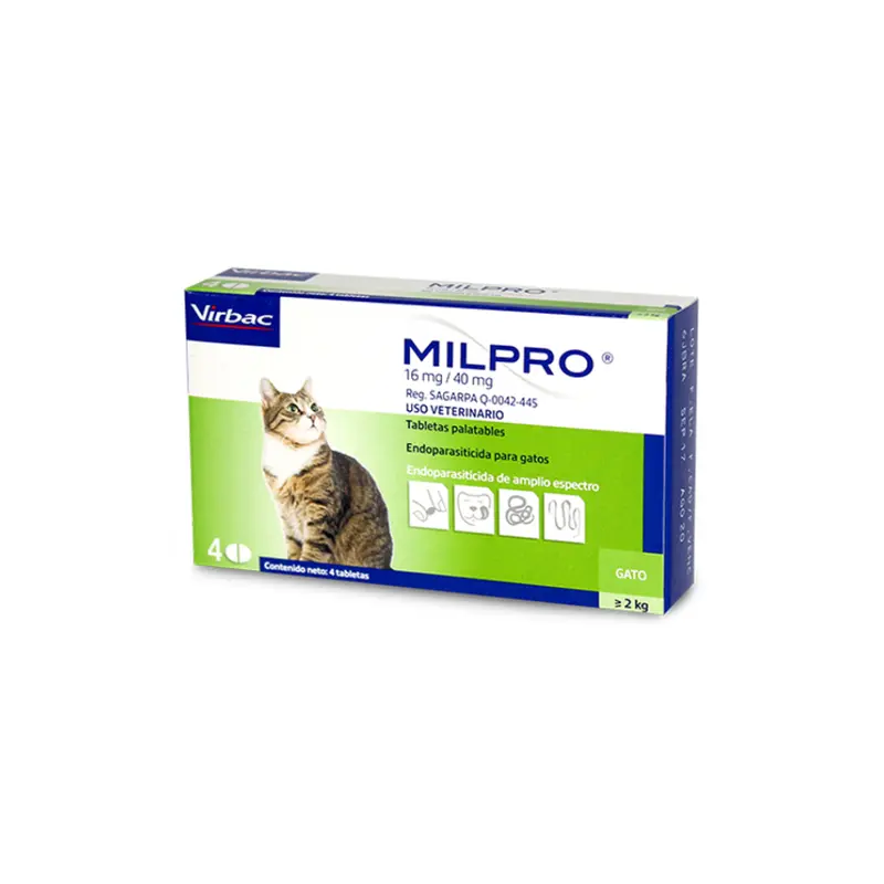 Virbac Milpro Gato >2 Kg