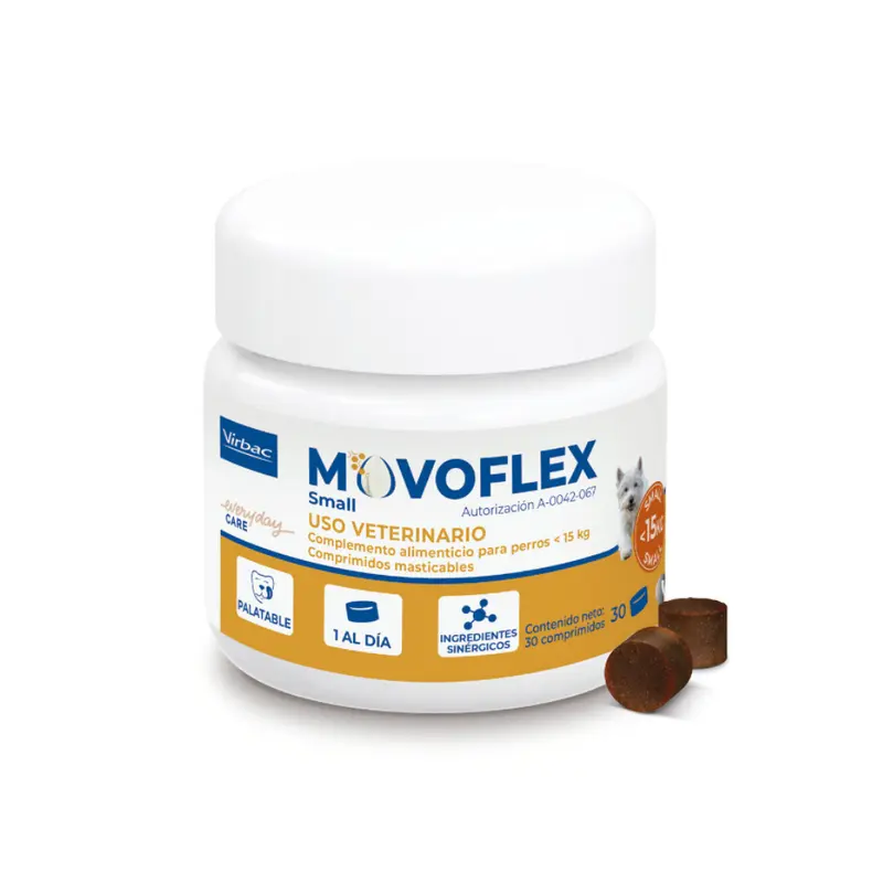 Virbac Movoflex Dog S 2G Menos De 15 Kg 30Tab