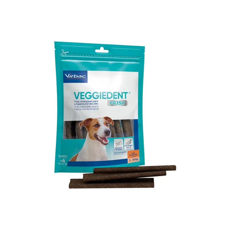 Virbac Veggiedent Fresh Ch 15 Tiras