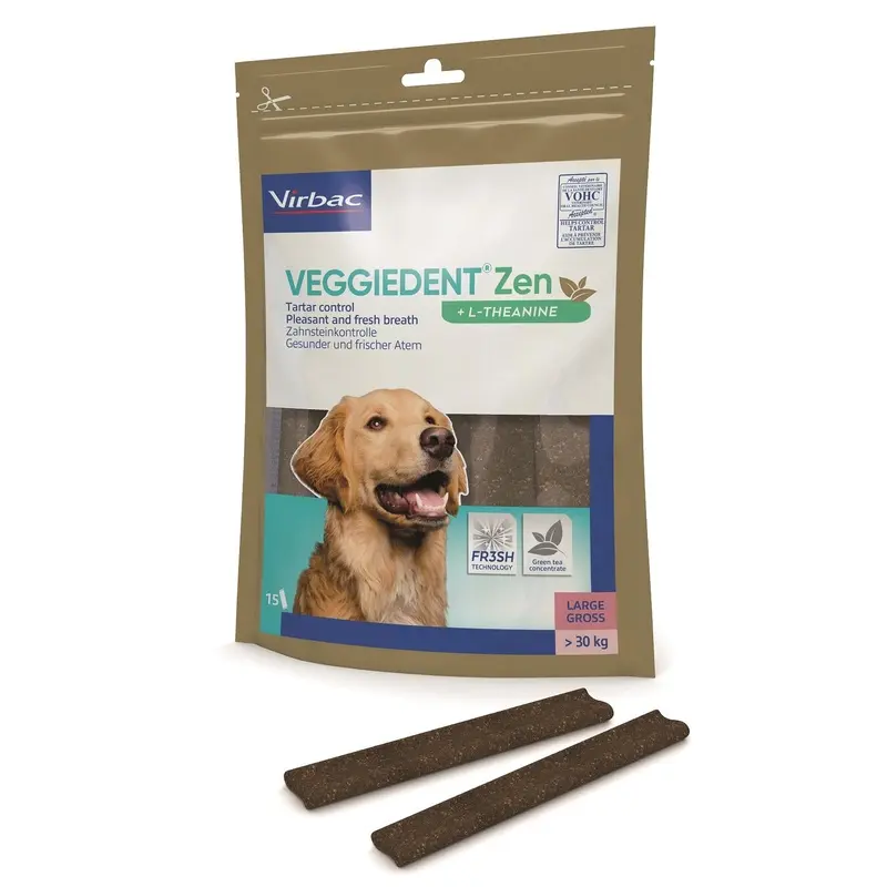 Virbac Veggiedent Zen L (+ de 30 kg) 15 Láminas